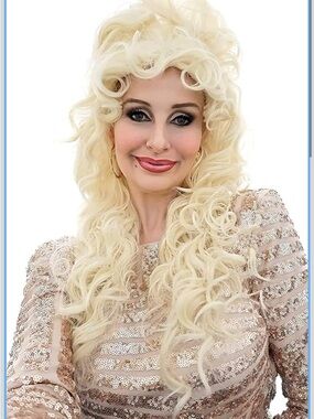 Blonde Long Curly Women’s Wig - Classic Platinum Blonde